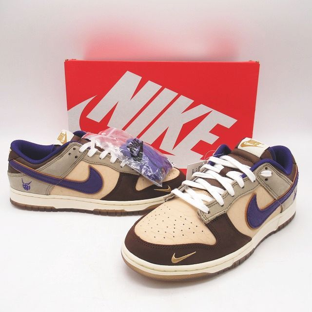 ナイキ NIKE DUNK LOW PREMIUM SETSUBUN DQ5009-268 WHITE ONYX/COURT PURPLE-KHAKI  節分 ダンク ロー プレミアム スニーカー 26.5cm ホワイト オニックス コート パープル カーキ