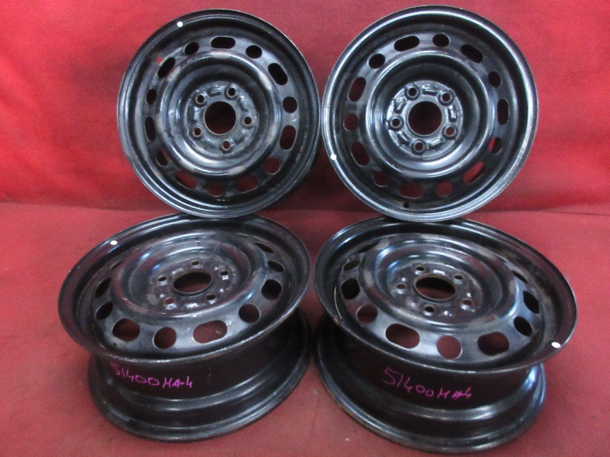 スチール ホイール 4本 マツダ 純正 15×6J 5穴 PCD 114.3 +50