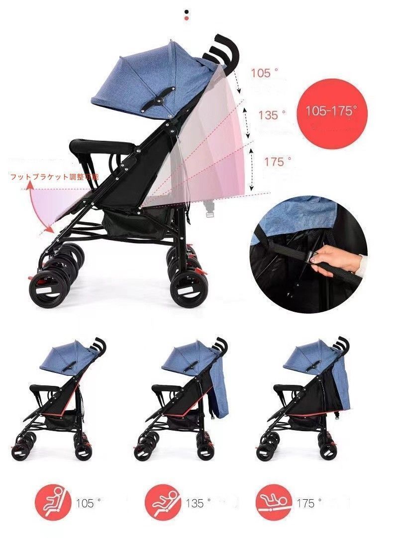 スマイビーTWIN ベビーカー 双子用 二人乗り コンパクト 横型