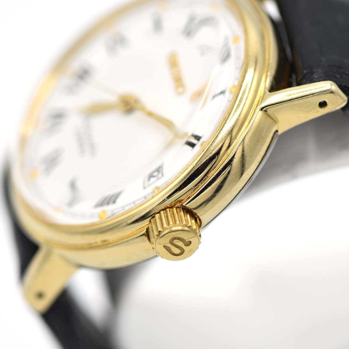 腕時計 稼働 SEIKO セイコー 6R15-00V0 メカニカル 自動巻き AT 白色 