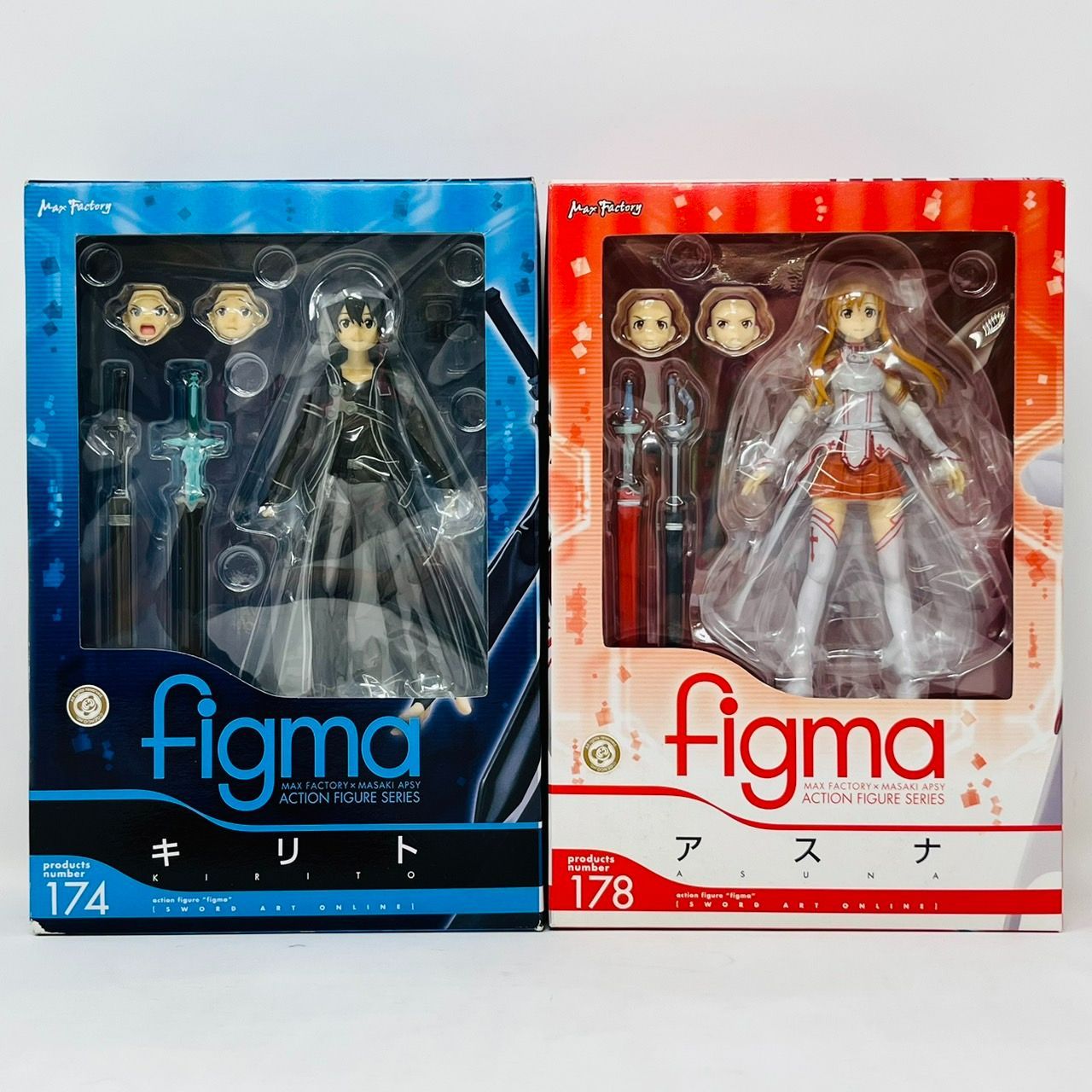 figma ソードアートオンライン キリト アスナ 2個 まとめ セット