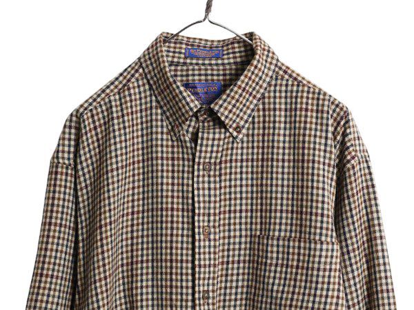 90s Sir Pendleton ペンドルトン　ギンガムチェック　ヴィンテージ お得なクーポン配布中!】 最上級 90s ペンドルトン ギンガム