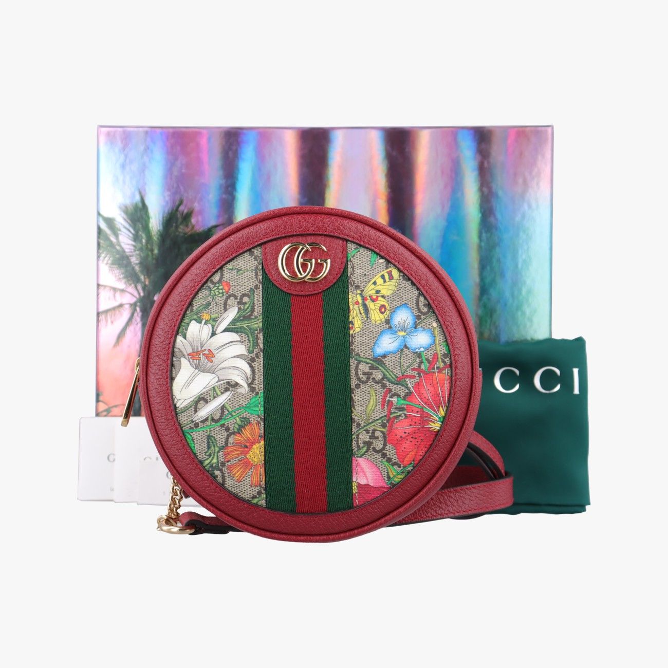 グッチGucciオフィディアマルチ PVCコーティングキャンバス×レザー598661