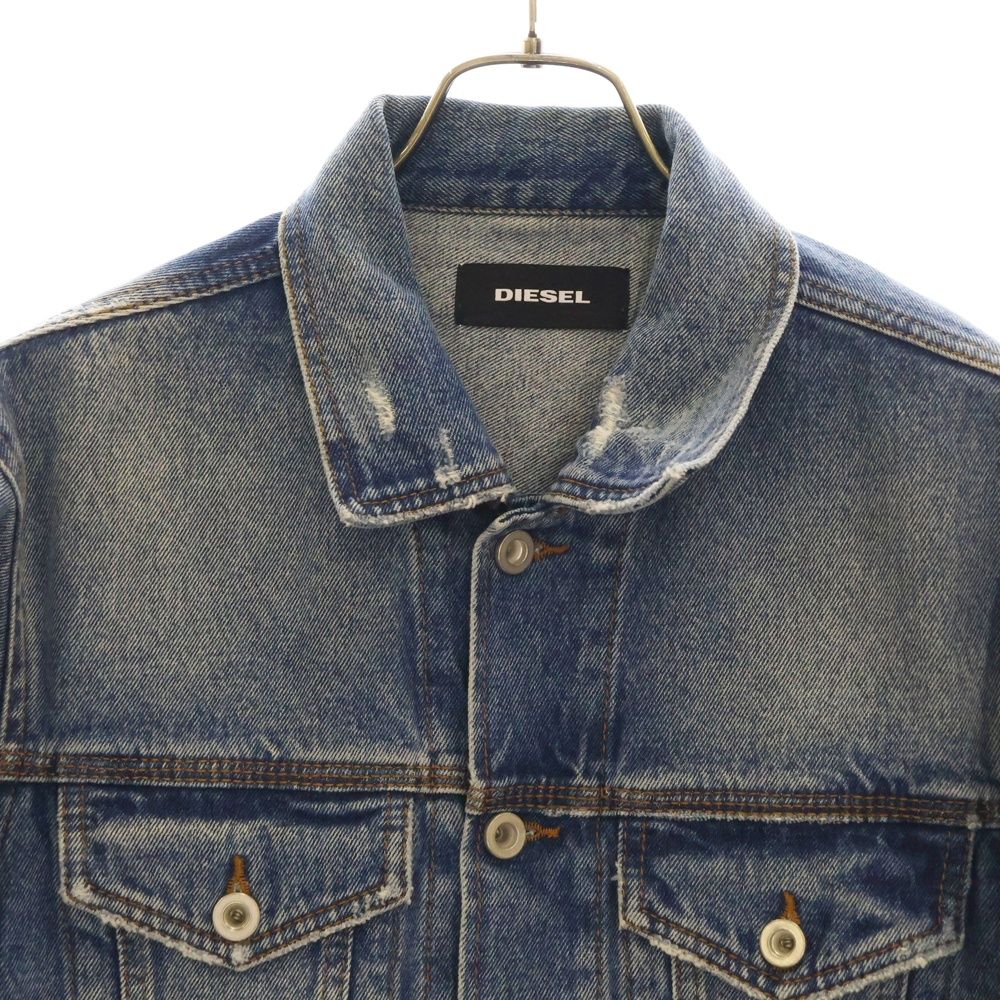 DIESEL デニムジャケット Sサイズ NOT COOL ANYMORE DIESEL (ディーゼル) 18AW NOT COOL ANYMORE HC-NHILL デニム
