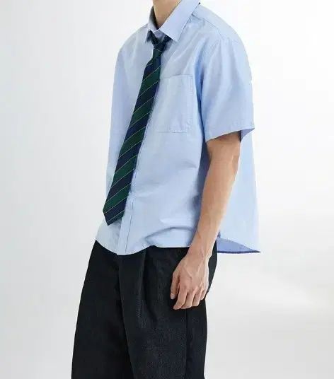 SPAO(スパオ) オーバーサイズ 半袖 オックスフォード シャツ_ SPYWE38C41