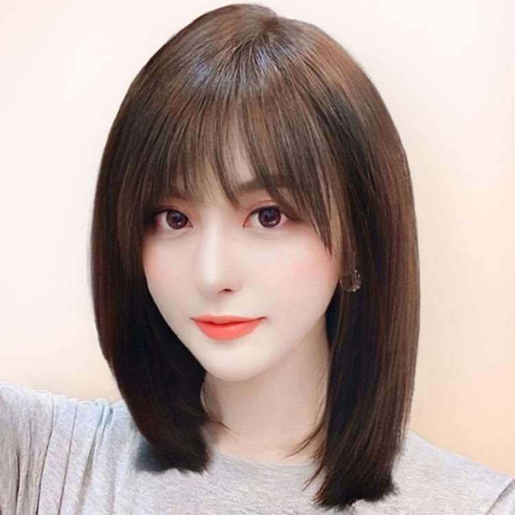 ウィッグ 人毛100％ レディース 自然 フルウィッグ ボブ