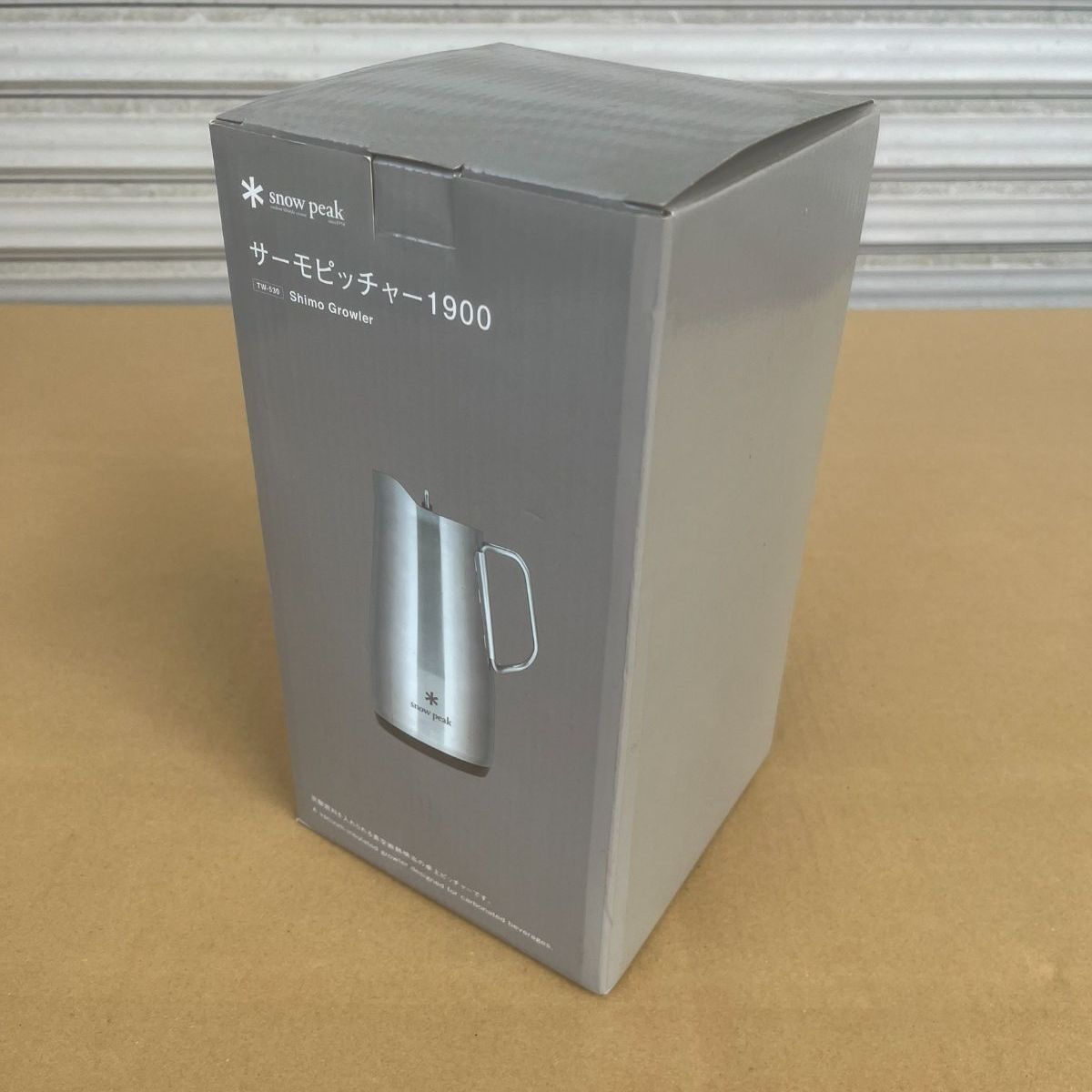 未拆封 スノーピーク snow peak サーモピッチャー1900 TW-530 スノーピーク