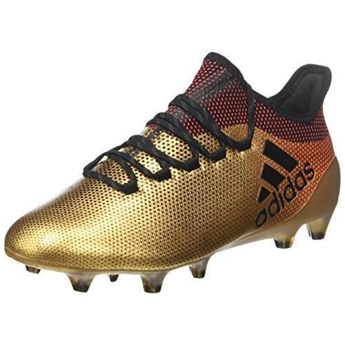 アディダス(adidas) サッカースパイク X 17.1 FG/AG BB6353 タクティルゴールドメランジF17/コアブラック/ソーラーレッド 31.0cm