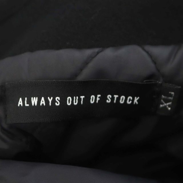 オールウェイズ アウト オブ ストック ALWAYS OUT OF STOCK CRAZY PATCH VARSITY JACKET ジャケット  スタジャン ブルゾン レザー 牛革 中綿 XL 黒 白 ブラック ホワイト /ES □OS □AD - メルカリ