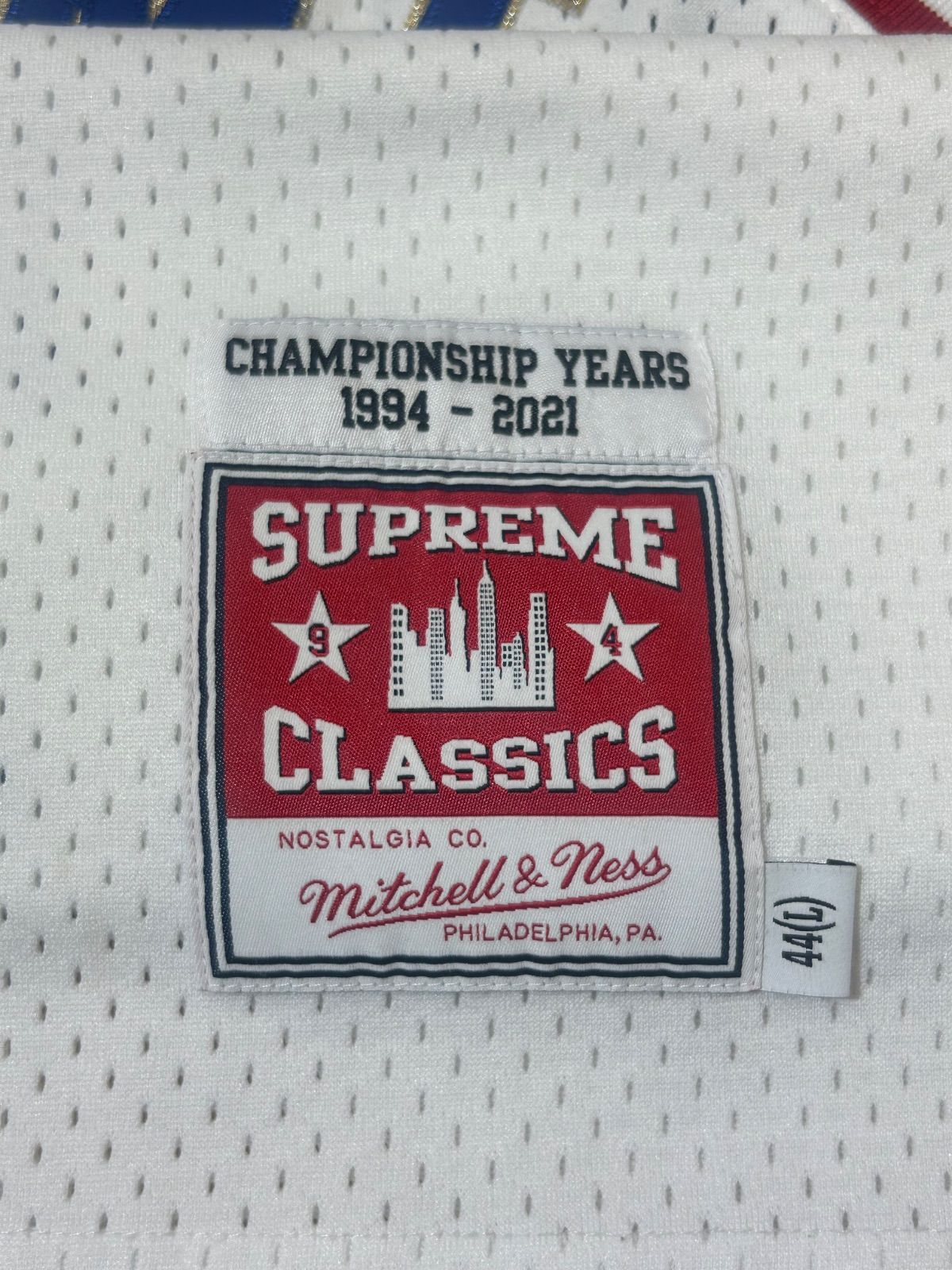 Supreme バスケットボールシャツMitchell & Nessコラボ Supreme Mitchell&Nessコラボ バスケットボールシャツ Lサイズ
