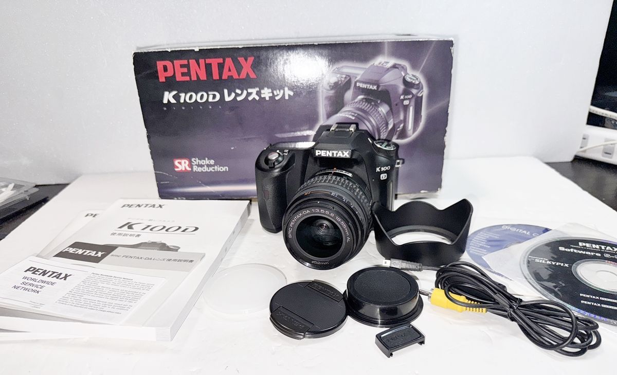 ★美品即納　PENTAX　K100D　デジタル一眼　標準レンズ　18-55mm 楽天市場】ペンタックス K100Dの通販