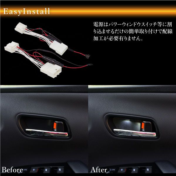 80ノア、ヴォクシー純正 アウターハンドルセット ホワイト 新型