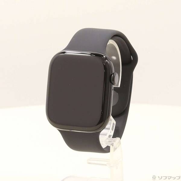 〔♥品〕 ♥品 Apple Watch Series 10 GPS 46mm ジェットブラックアルミニウムケース ブラックスポーツバンド 297