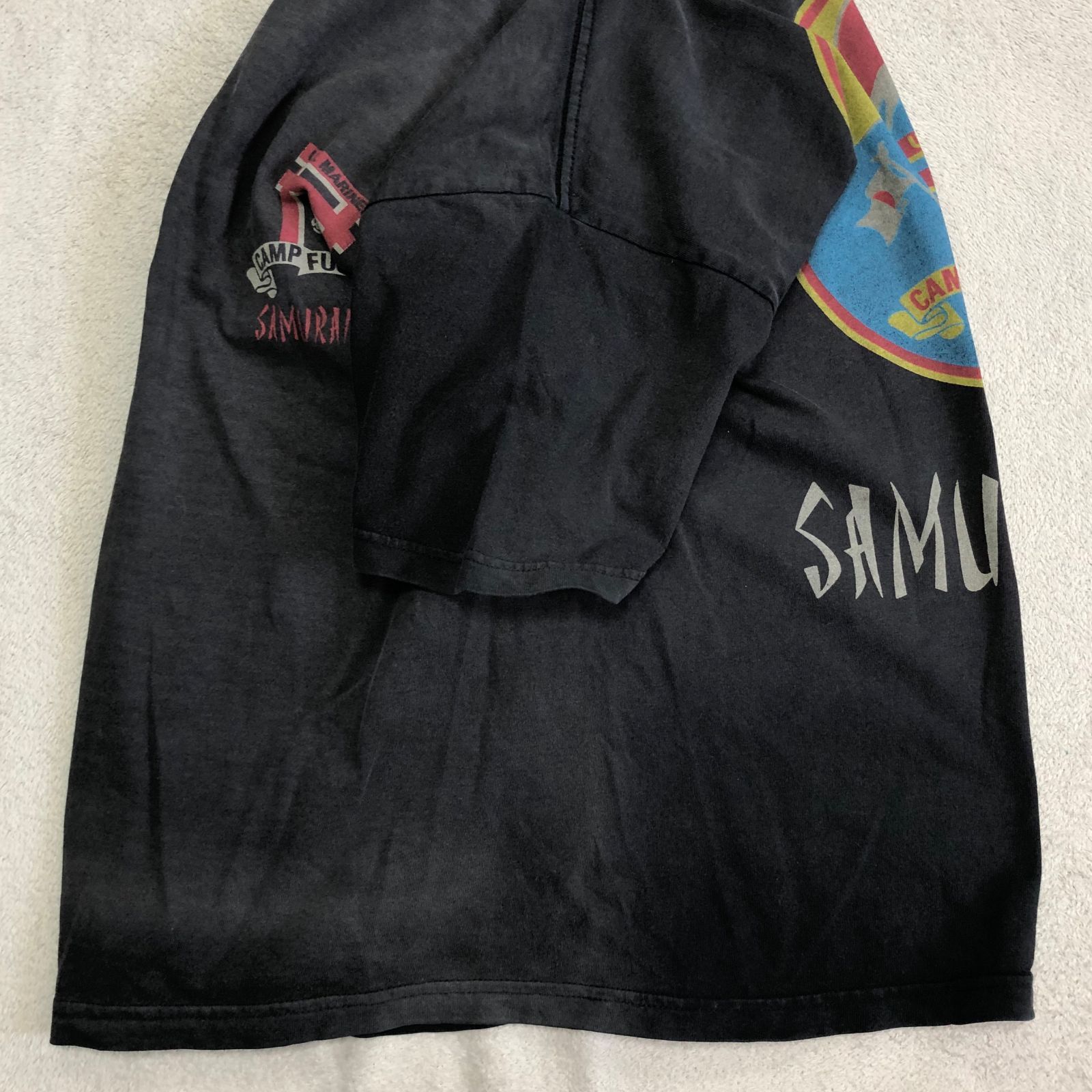 BUZZ RICKSON'S ショートスリーブTシャツ 半袖カットソー ミリタリー 両面プリント ”SAMURAI CLUB” サムライクラブ ...