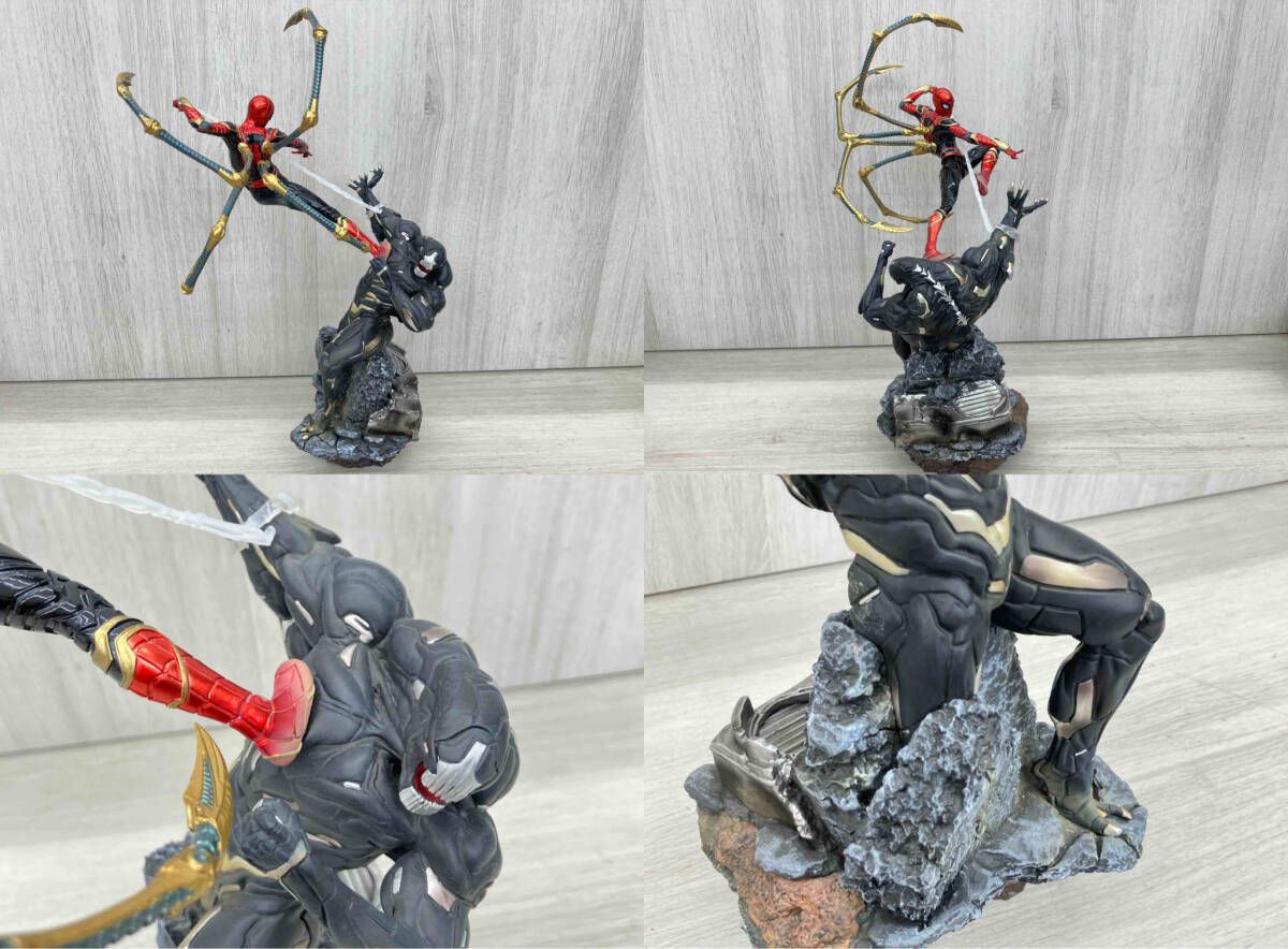 アイアン・スパイダー vs アウトライダー 1/10 スタチュー