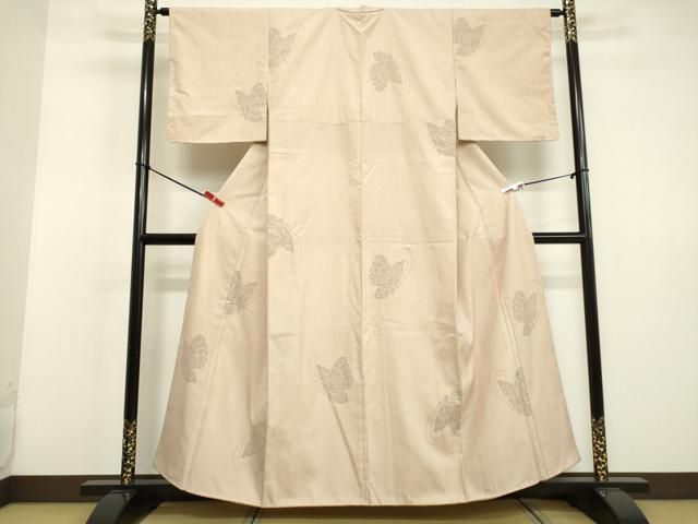 平和屋着物●結城紬　奥順　はたおり娘　80亀甲　飛び亀甲柄　花間道　正絹　逸品　DAAS3923ps 平和屋着物○結城紬 奥順 はたおり娘 80亀甲 飛び亀甲柄