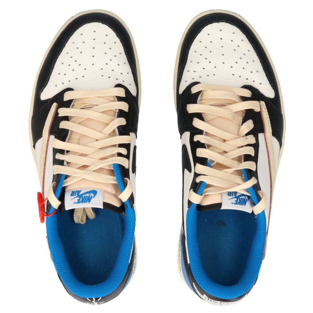 NIKE (ナイキ) ×TRAVIS SCOTT FRAGMENT DESIGN AIR JORDAN 1 LOW OG SP トラヴィススコット  フラグメント エアジョーダン1 ローカットスニーカー DM7866-140 US7.5/25.5cm - メルカリ