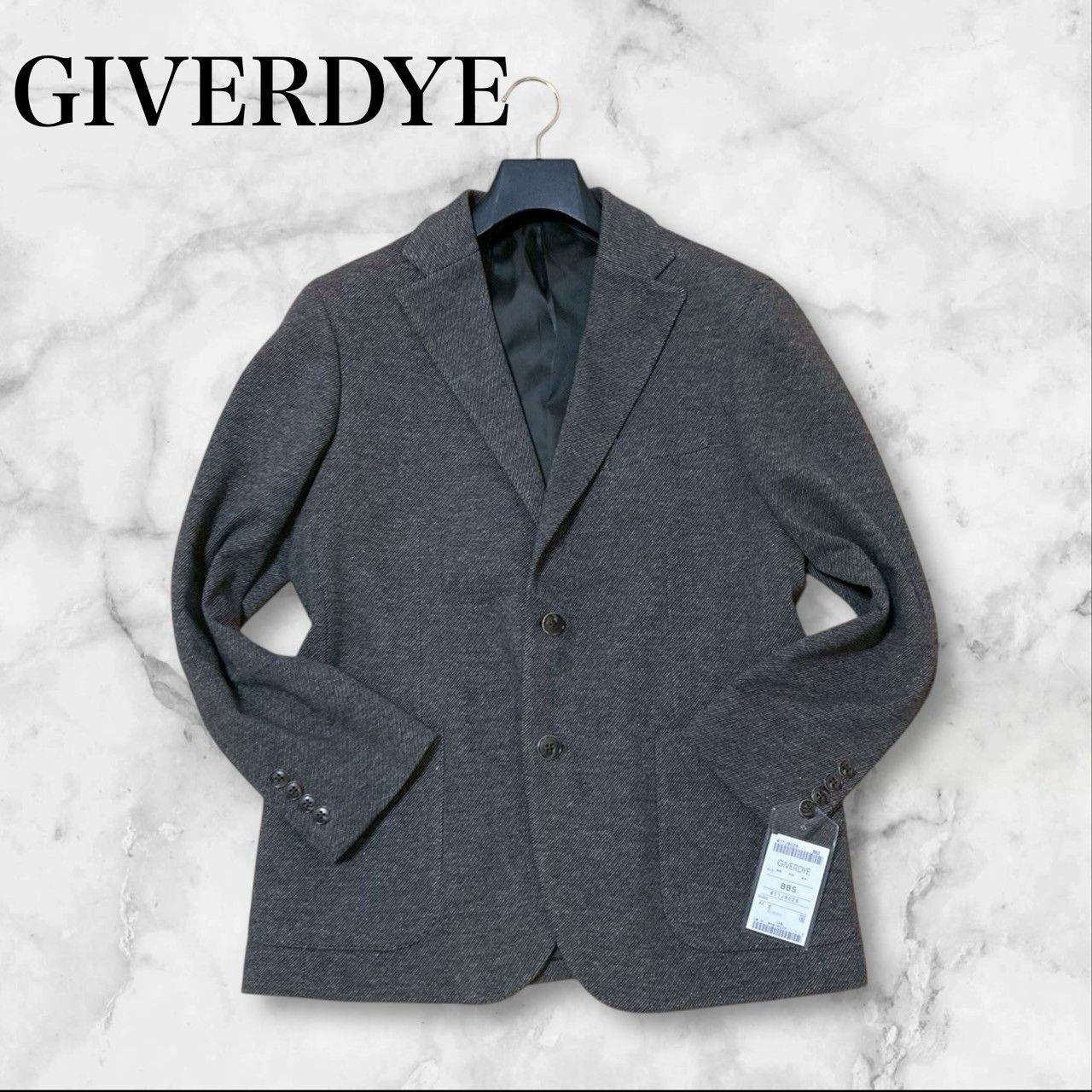新品 GIVERDYE ジバルディ ビジネススーツ スーツジャケット BBS ブラウン