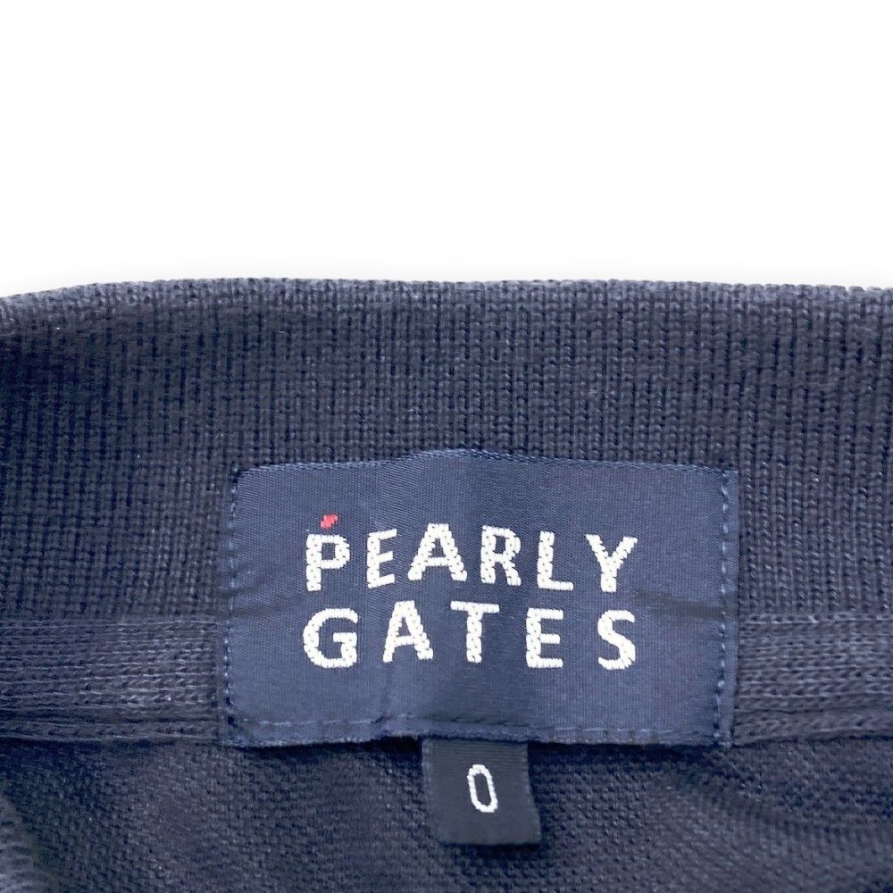 パーリーゲイツ ニュースペーパー柄★総柄★ニコちゃん ワンピ 【サイズ0（S）】 PEARLY GATES パーリーゲイツ 2021年モデル 半袖ポロシャツ ニコ