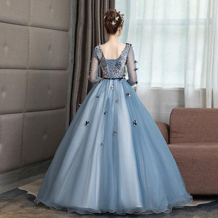 ロングドレス カラードレス