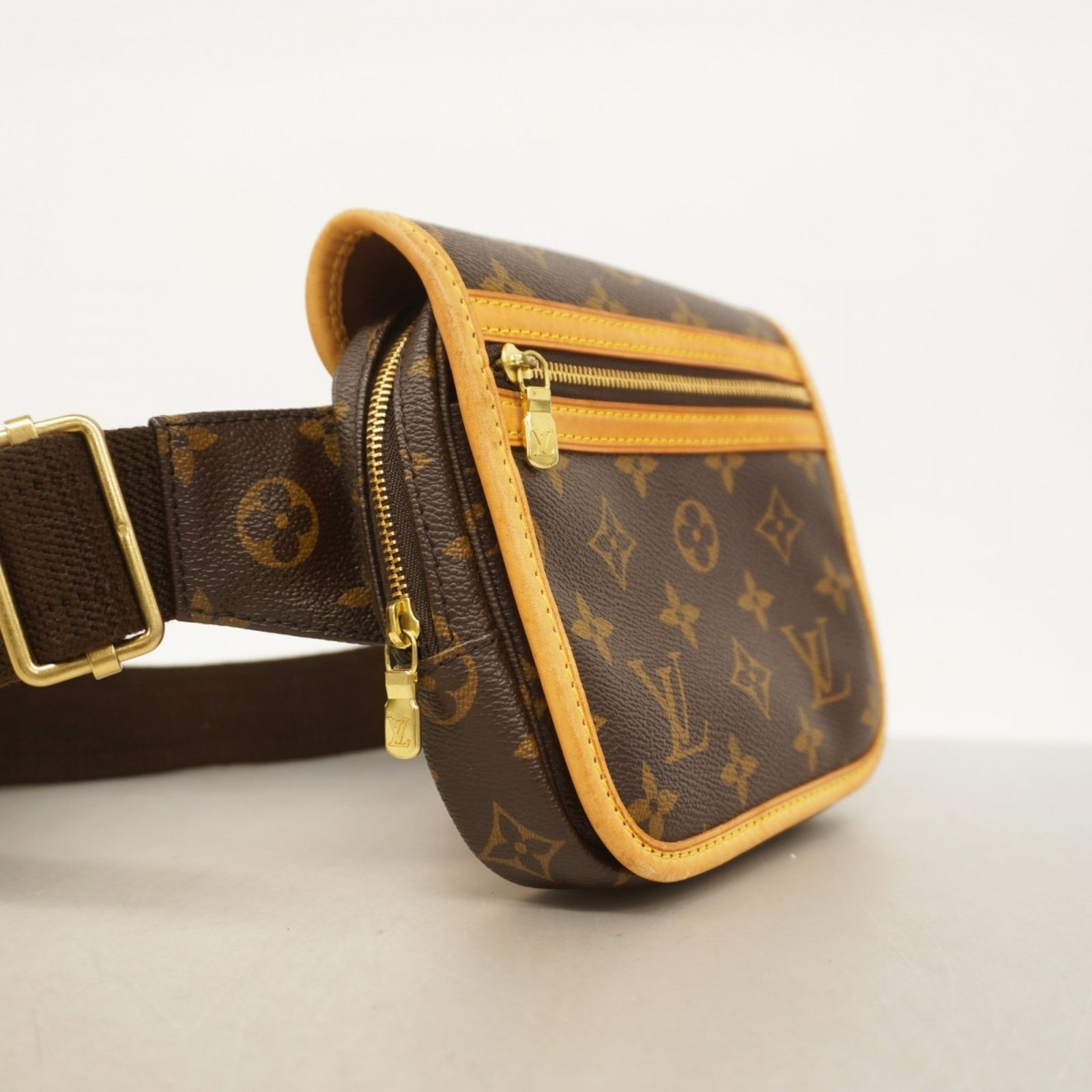 ルイ ヴィトン Louis Vuitton ルイ ヴィトン ウエストバッグ モノグラム バムバッグボスフォール M40108 ブラウンレディース