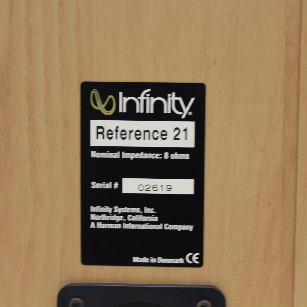 591)INFINITY Reference21 スピーカー ペア インフィニティ - メルカリ