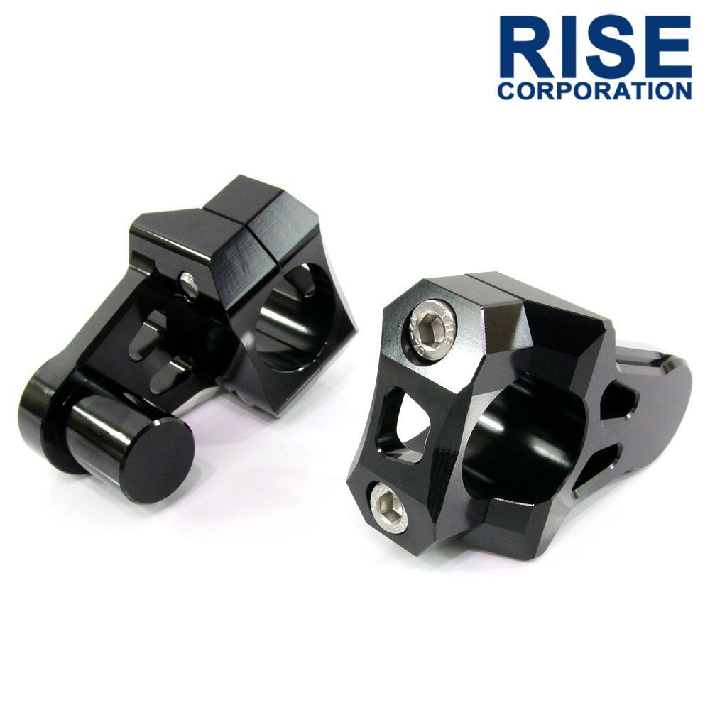 汎用 バイク用 バーマウントライザー 22.2mm→28.6mm変換 50mmアップ