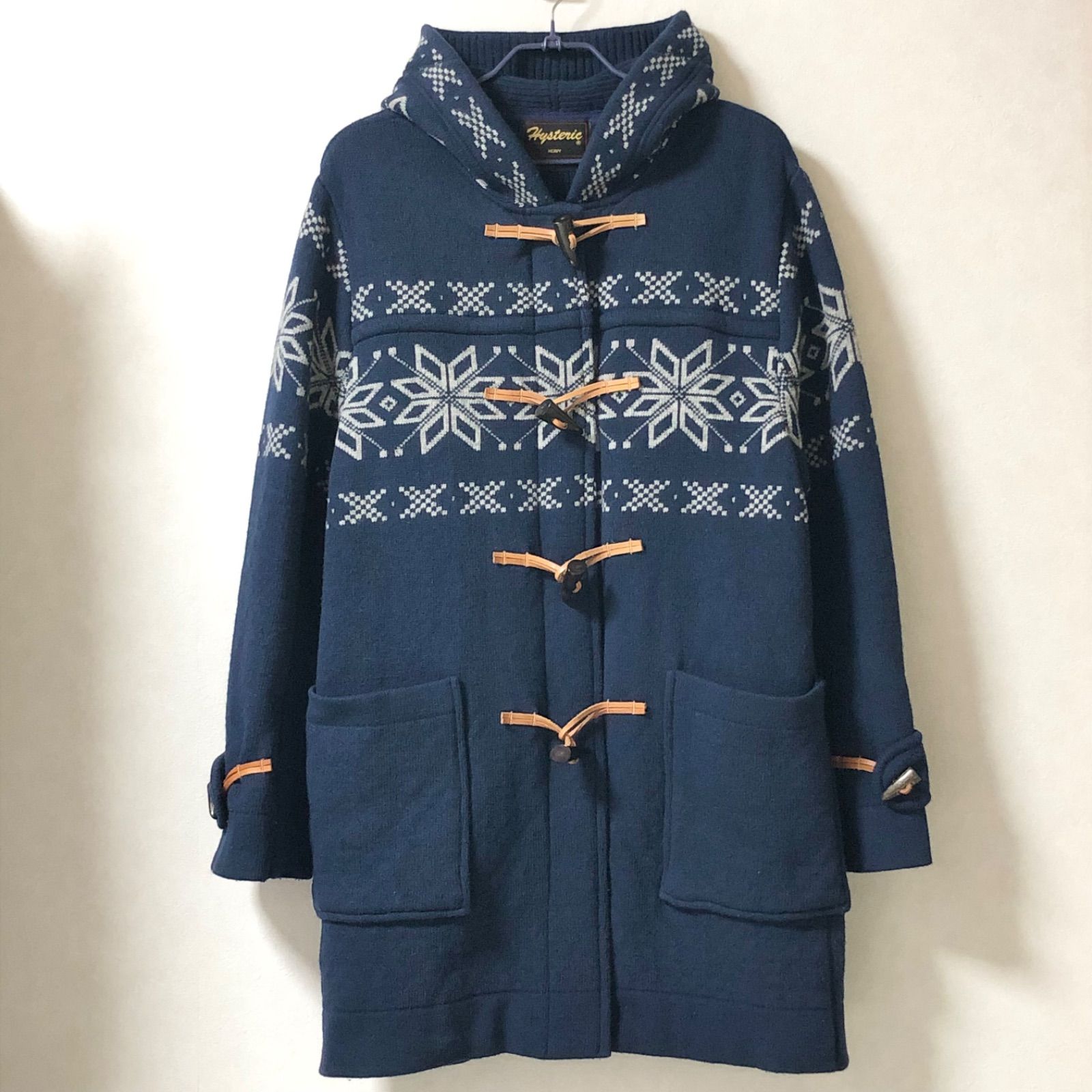 □美品□希少□HYSTERIC GLAMOUR ヒステリックグラマー ニットダッフル