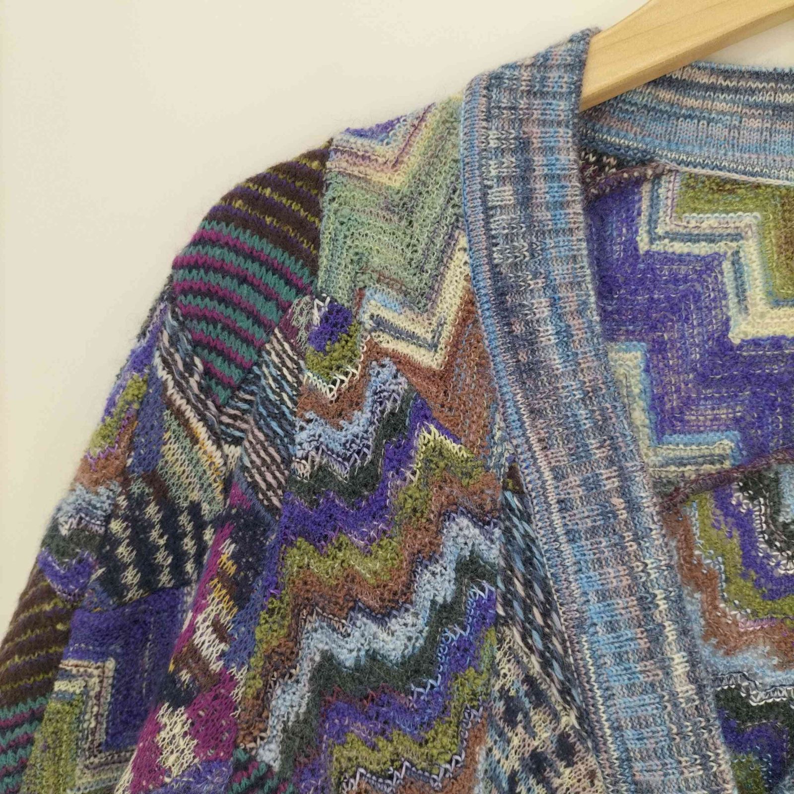 ミッソーニ MISSONI 総柄オーバーサイズカーディガン ユニ
