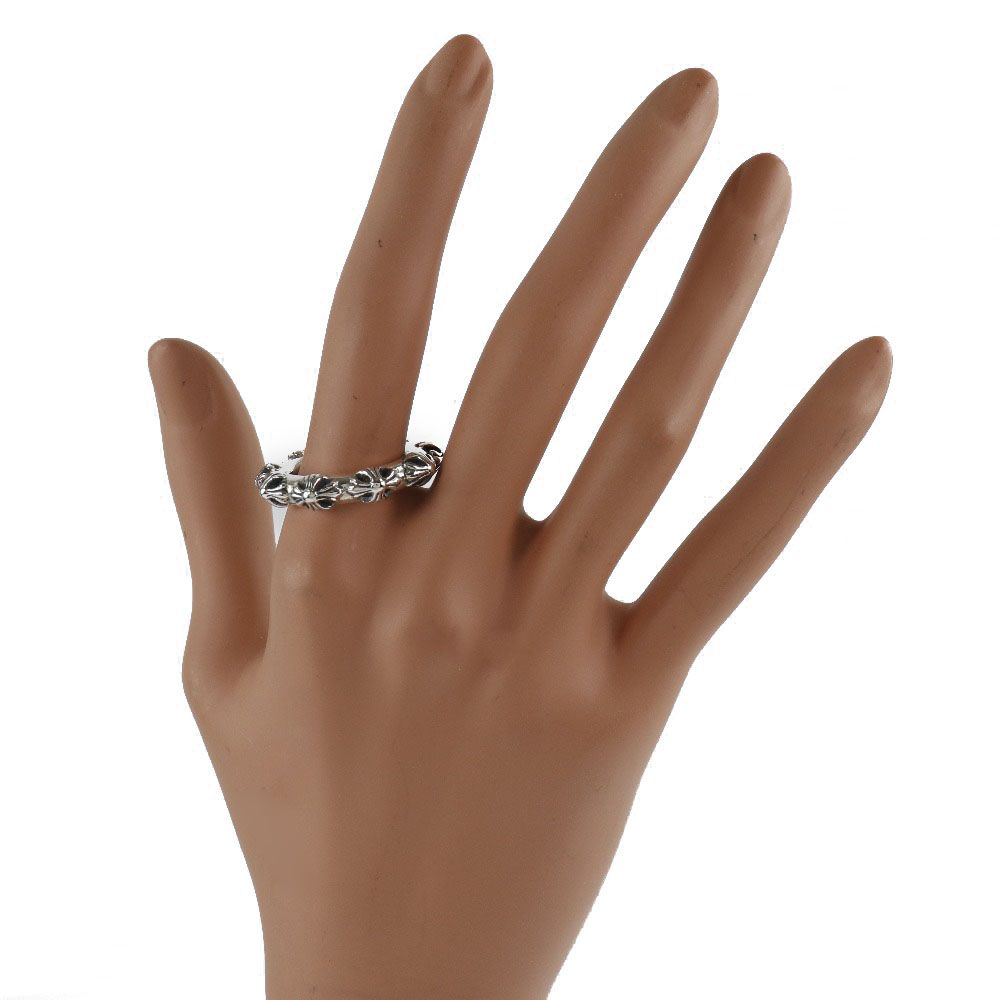 CHROME HEARTS】クロムハーツ クロスバンドリング 1997 シルバ - メルカリ