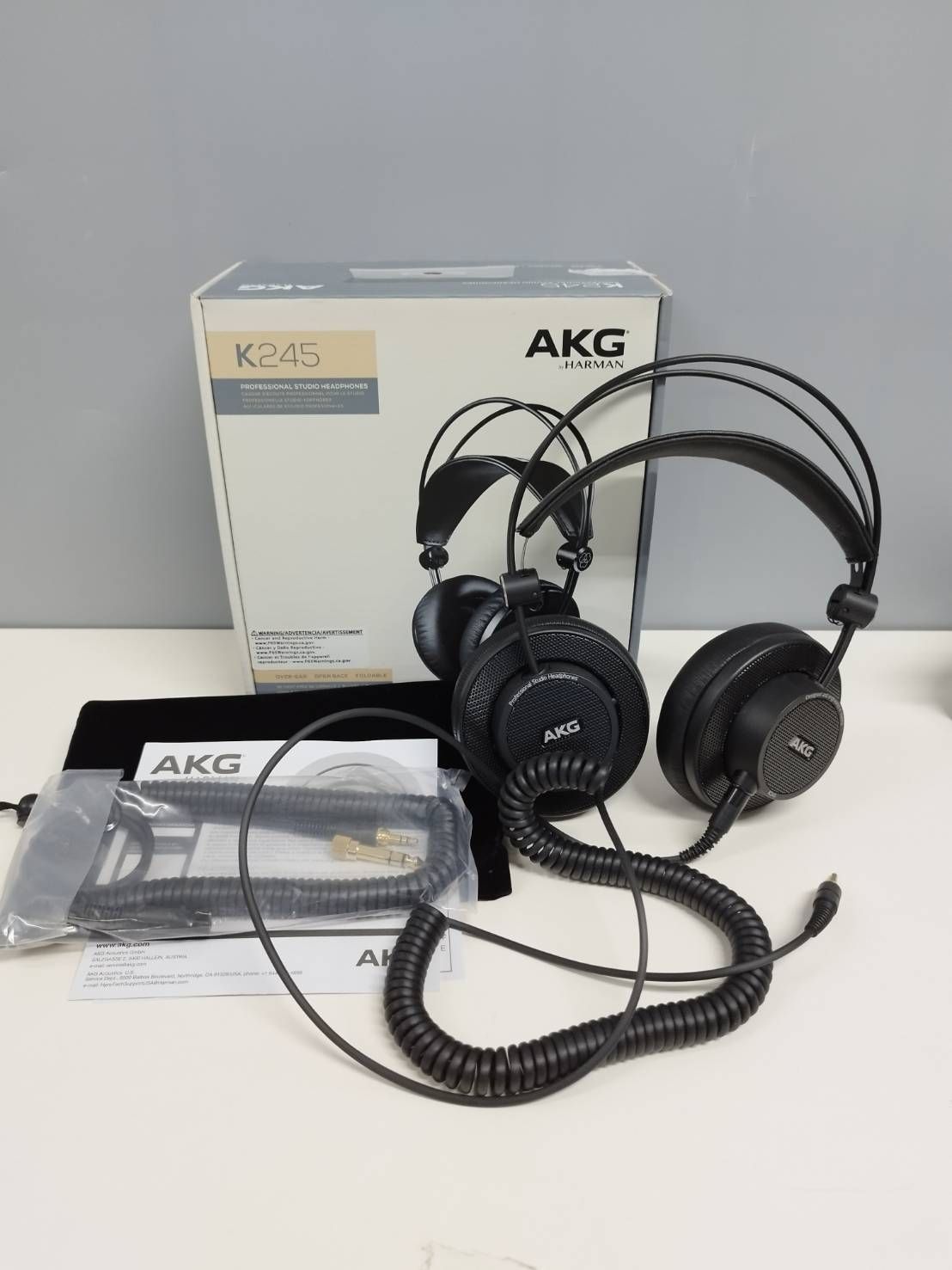 【新品未使用】AKG K245 オープンエアー型 ヘッドホン AKG K245 オープンエアー型 ヘッドホン - メルカリ