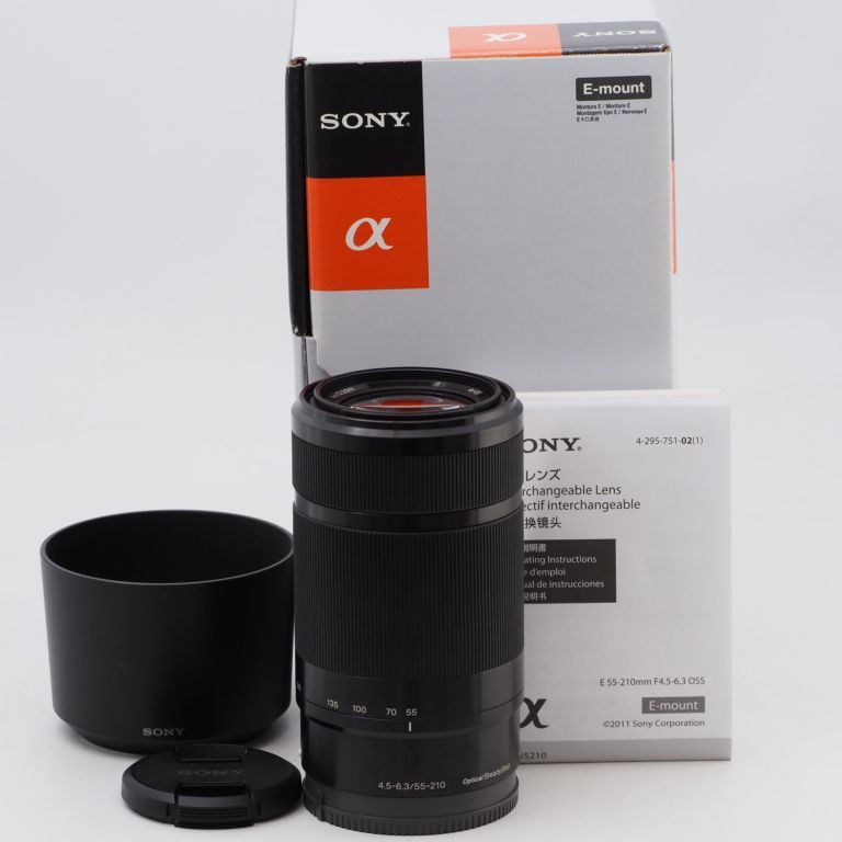 SONY Eマウント望遠ズームレンズ E55～210mm F4.5～6.3