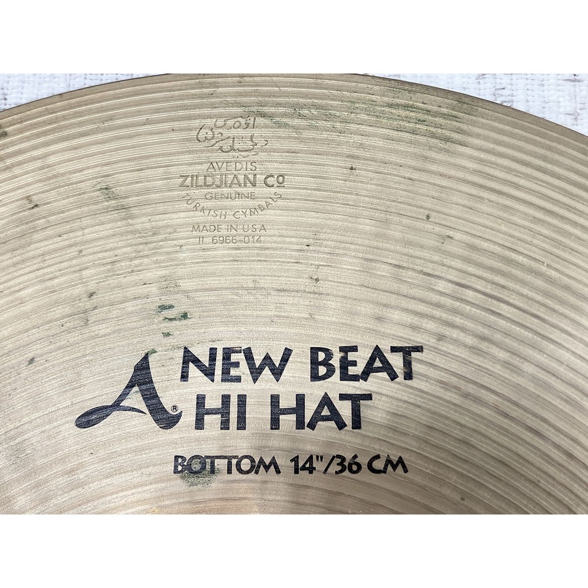 新作の新商品続々！ Zildjian ジルジャン A NEW BEAT HI HAT TOP BOTTOM 14インチ セット W10562318