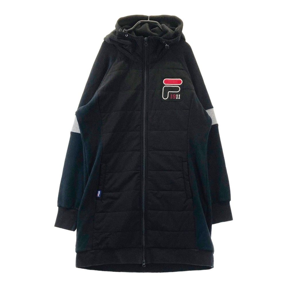 サイズ：LL FILA GOLF フィラゴルフ  裏起毛 ジップジャケット チェック柄 グレー系 [240101431613] ゴルフウェア メンズ ストスト FILA GOLF フィラゴルフ 裏起毛 ジップジャケット チェック柄