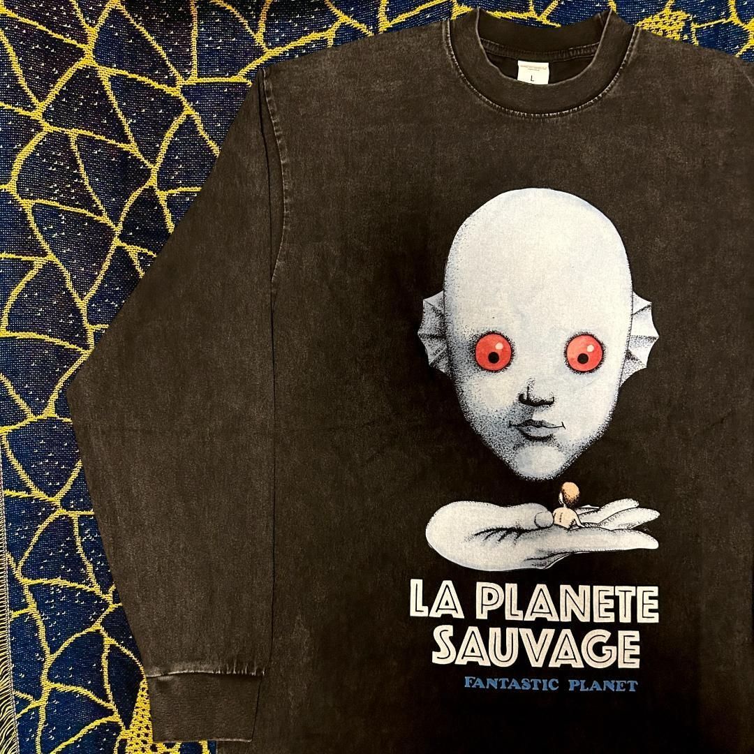 La Planète Sauvage ニット(ファンタスティックプラネット) ファンタスティック プラネット ケミカル リプリント ロンT 長袖