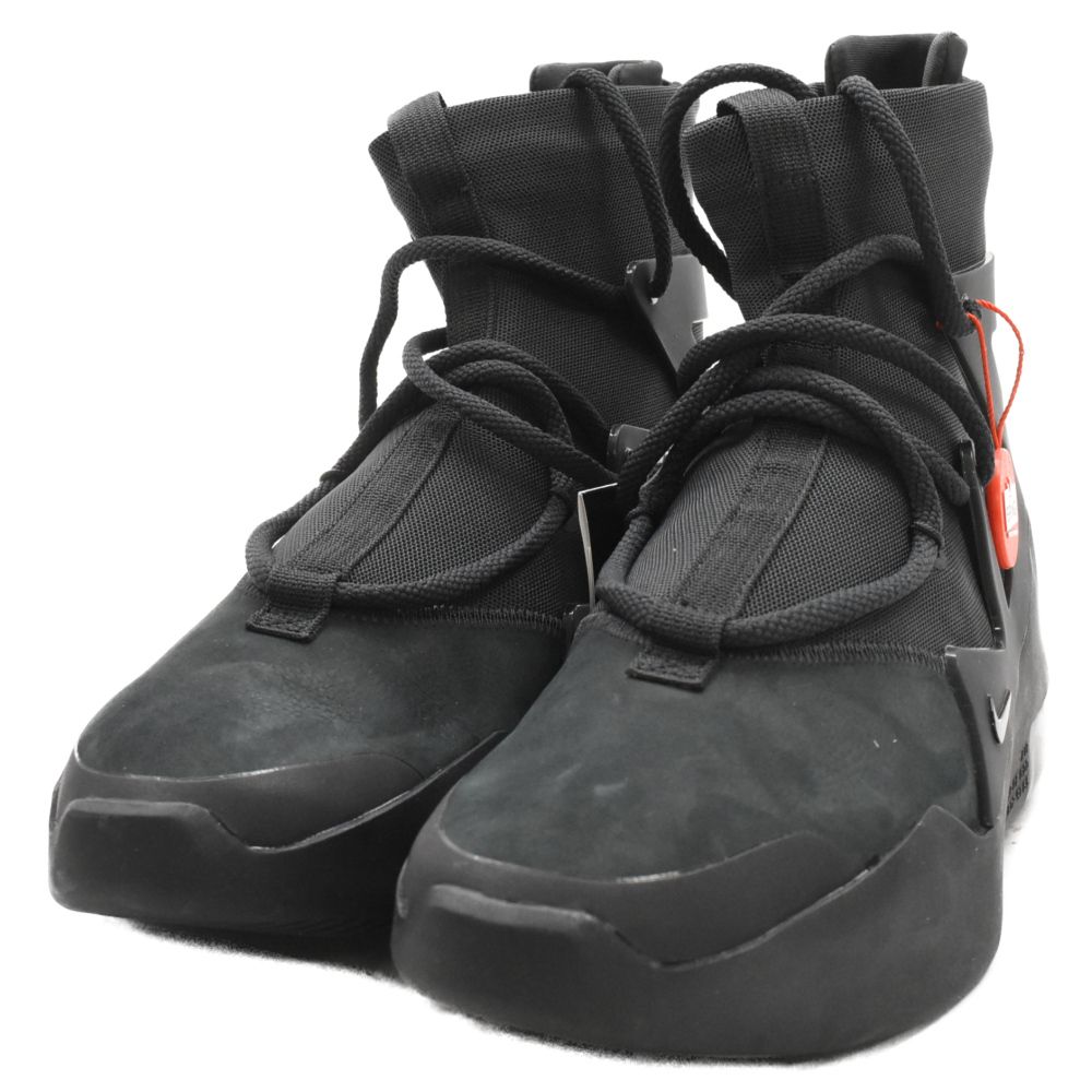 NIKE (ナイキ) ×Fear Of God Air 1 Triple Black エアフィアオブゴッド 