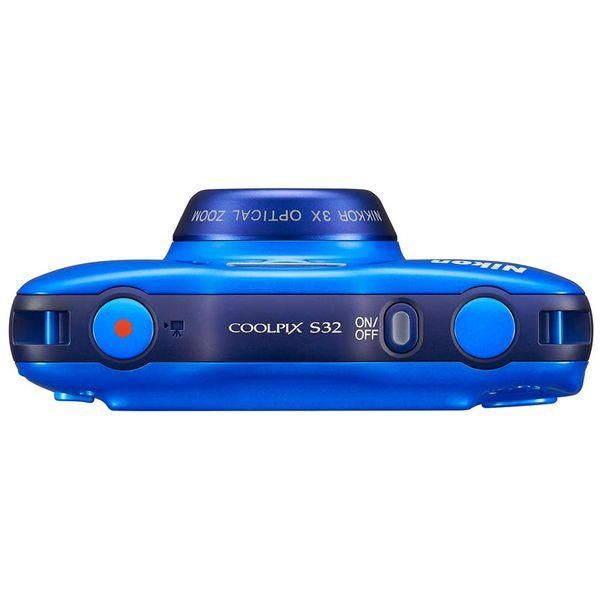 中古 美品 Nikon COOLPIX S32 ブルー - メルカリ