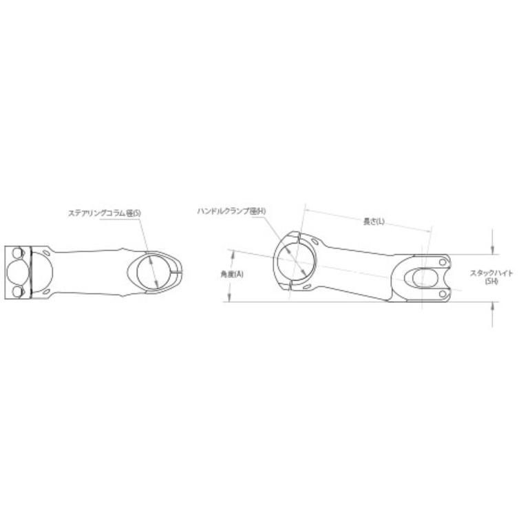 新品未使用「送料込」THOMSON//MTB STEM X4 31.8 100mm 10°SILVER//トムソン