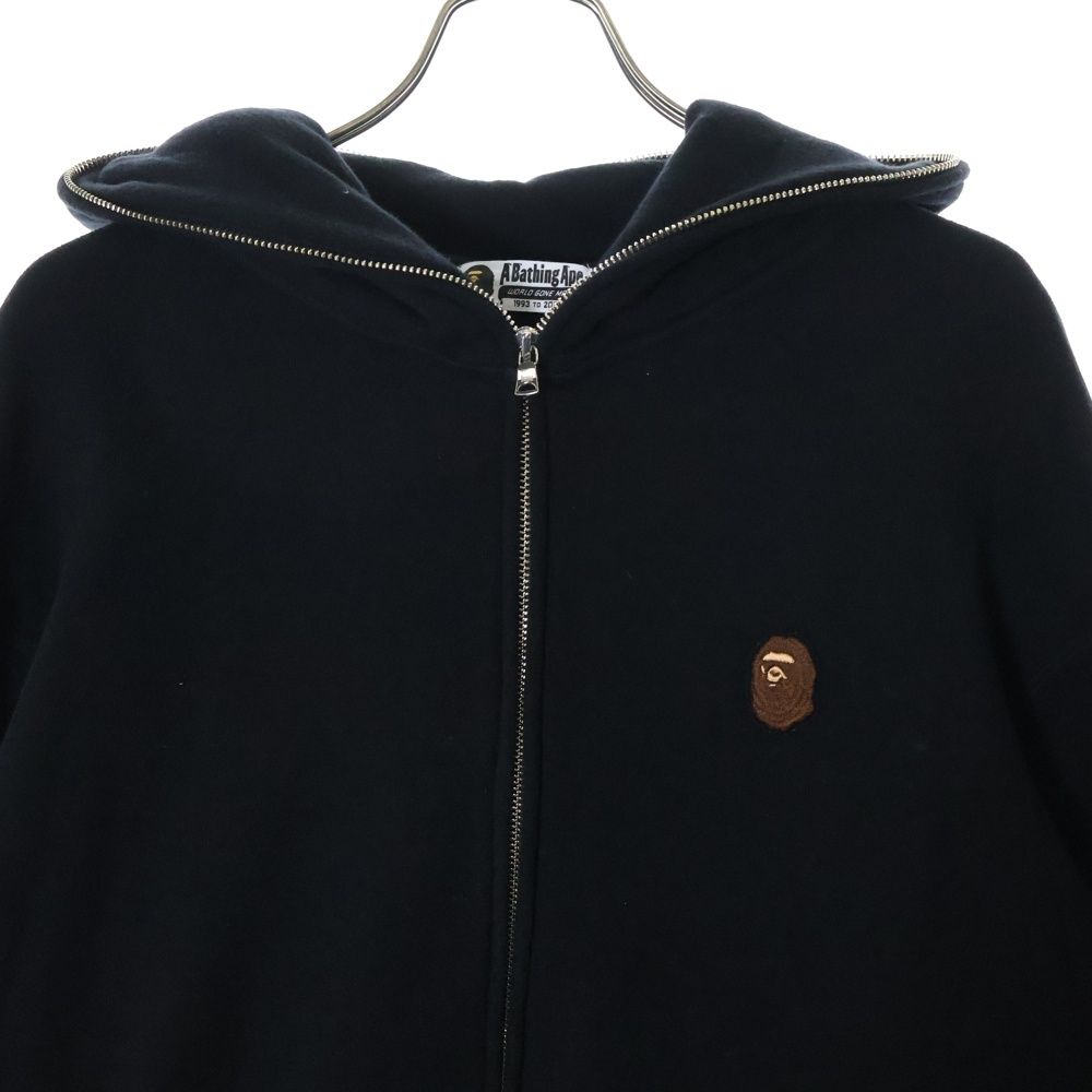 A BATHING APE (アベイシングエイプ) One Point Logo Zip Hoodie