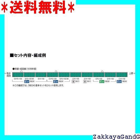トミーテック TOMYTEC TOMIX Nゲージ 国鉄 103系 初期型 非冷房車 エメラルドグリーン 基本セット A 98534 鉄道模型 電車 143