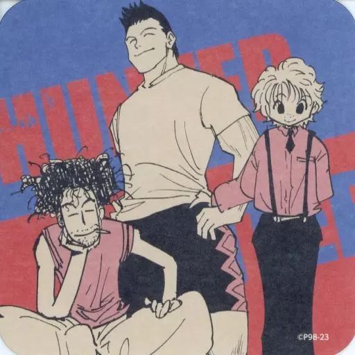 中古】コースター レイザー＆ドゥーン＆リスト 「HUNTER×HUNTER アート