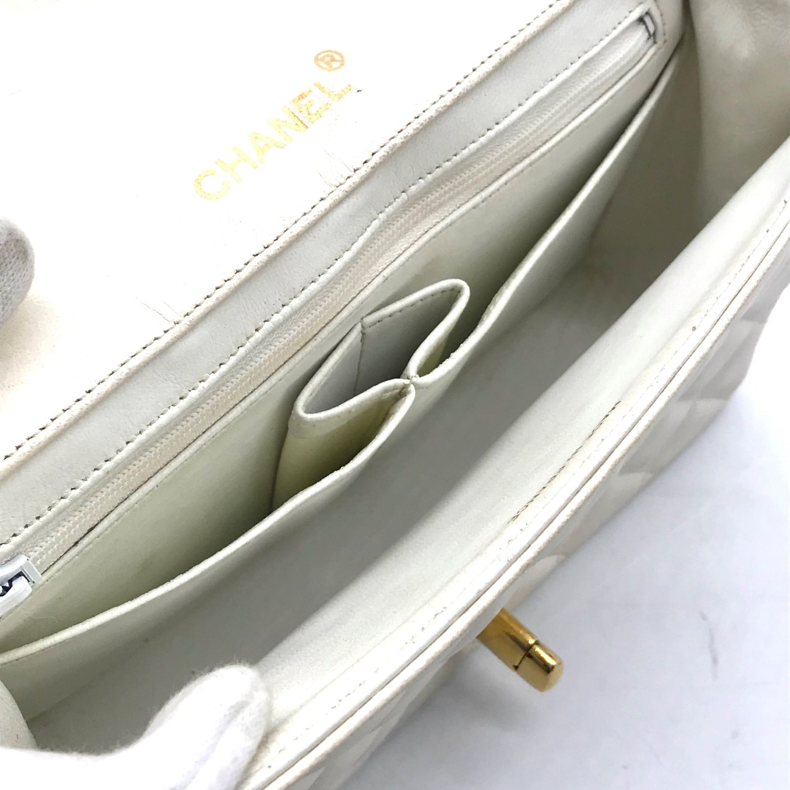 CHANELマトラッセデカココマークターンロックチェーン CHANEL シャネル マトラッセ デカココマーク ターンロック