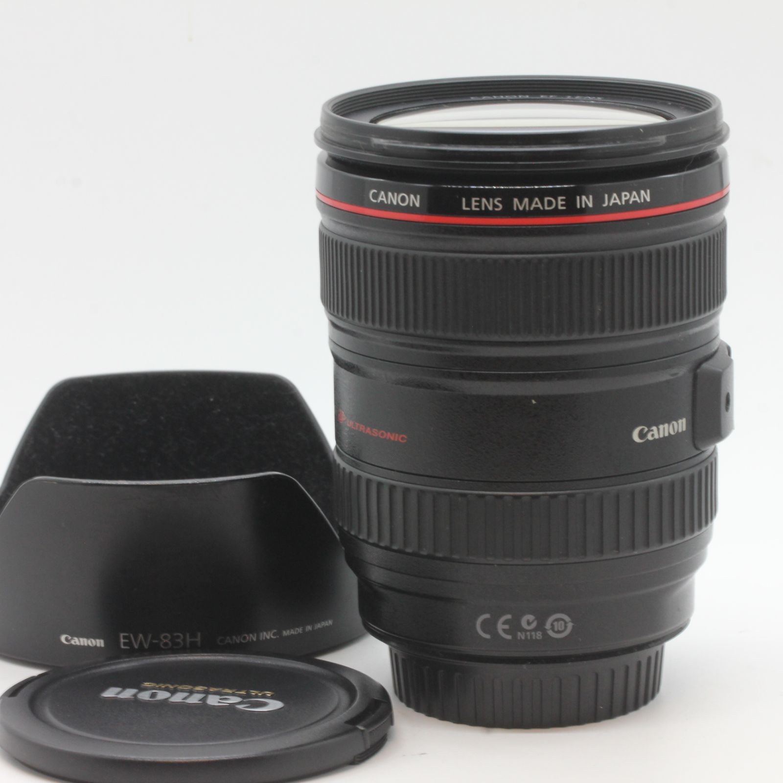 Canon EF24-105mm F4L IS 安から USM 中古良品・箱・説明書付き