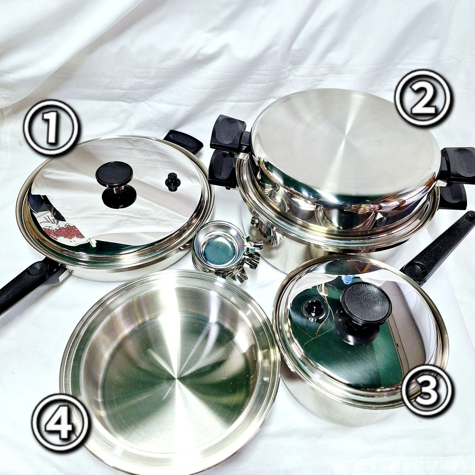 EKCO Home Products フライパン 鍋 蒸し器 ステンレス