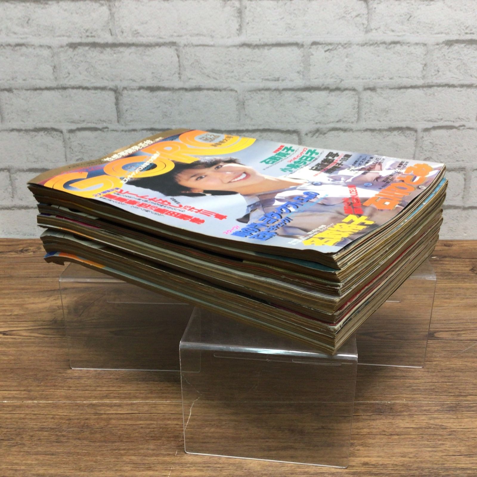 7411 【まとめ】GORO 8冊セット 昭和57年～昭和59年 ポスター
