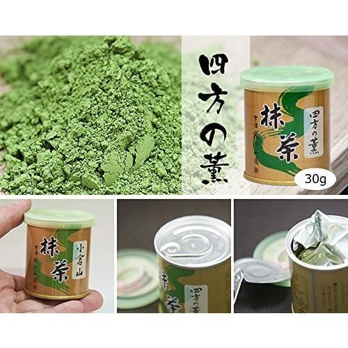 京都　宇治抹茶 小倉山 四方の葉 セット 30gx4缶 京都 宇治抹茶 小倉山 四方の葉 セット 30gx4缶