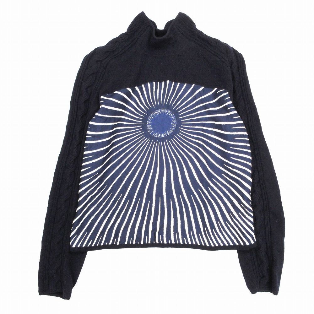 エルメス ハイネック セーター 紺 ネイビー 【公式通販】