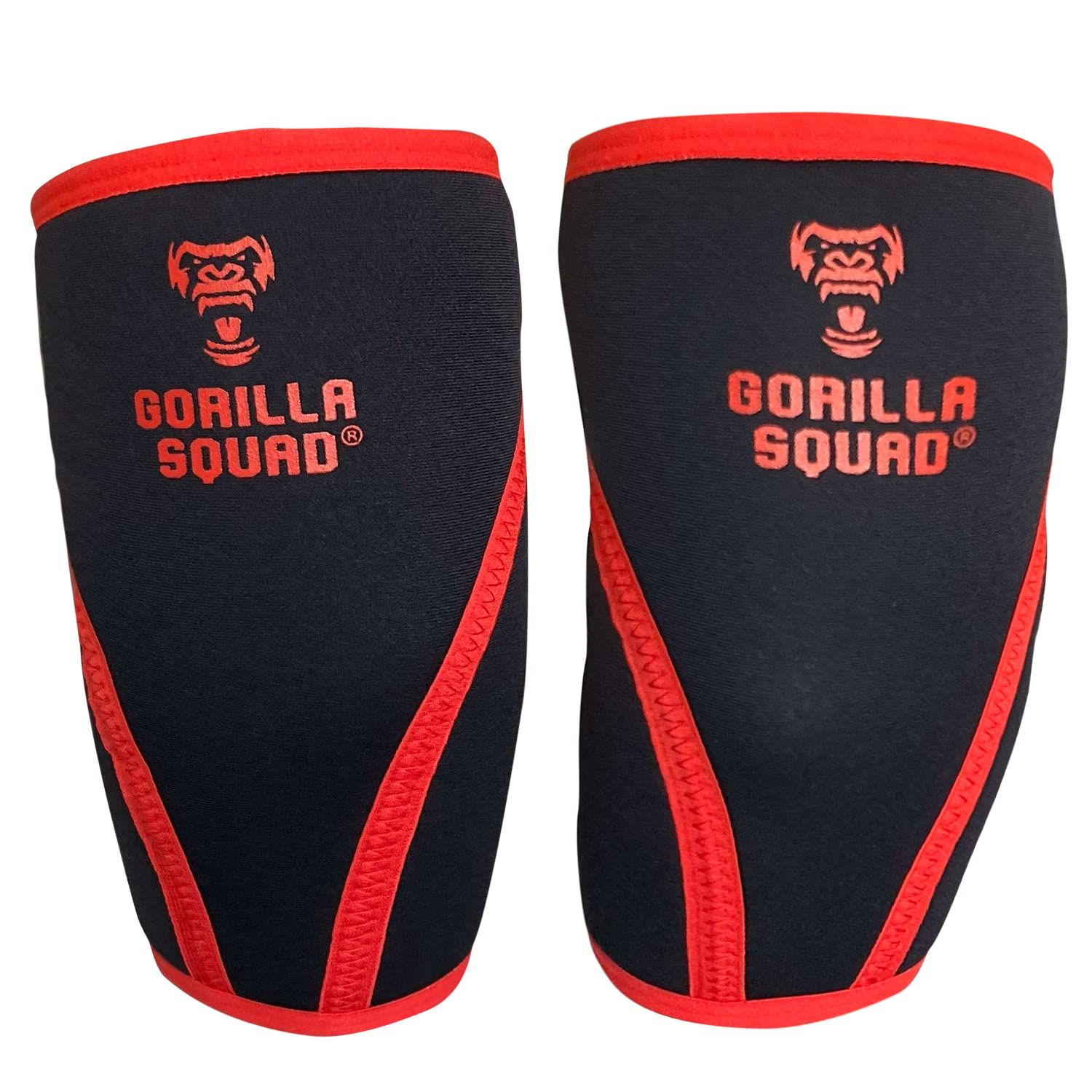 新着商品 GORILLA SQUAD(ゴリラスクワッド) エルボースリーブ 筋トレ 肘 サポーター 左右セット XL レッド