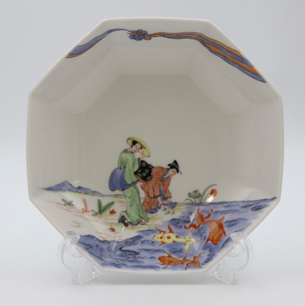 Meissen古マイセン/※美術館級 超レア1級品 ワトー上級4面絵付