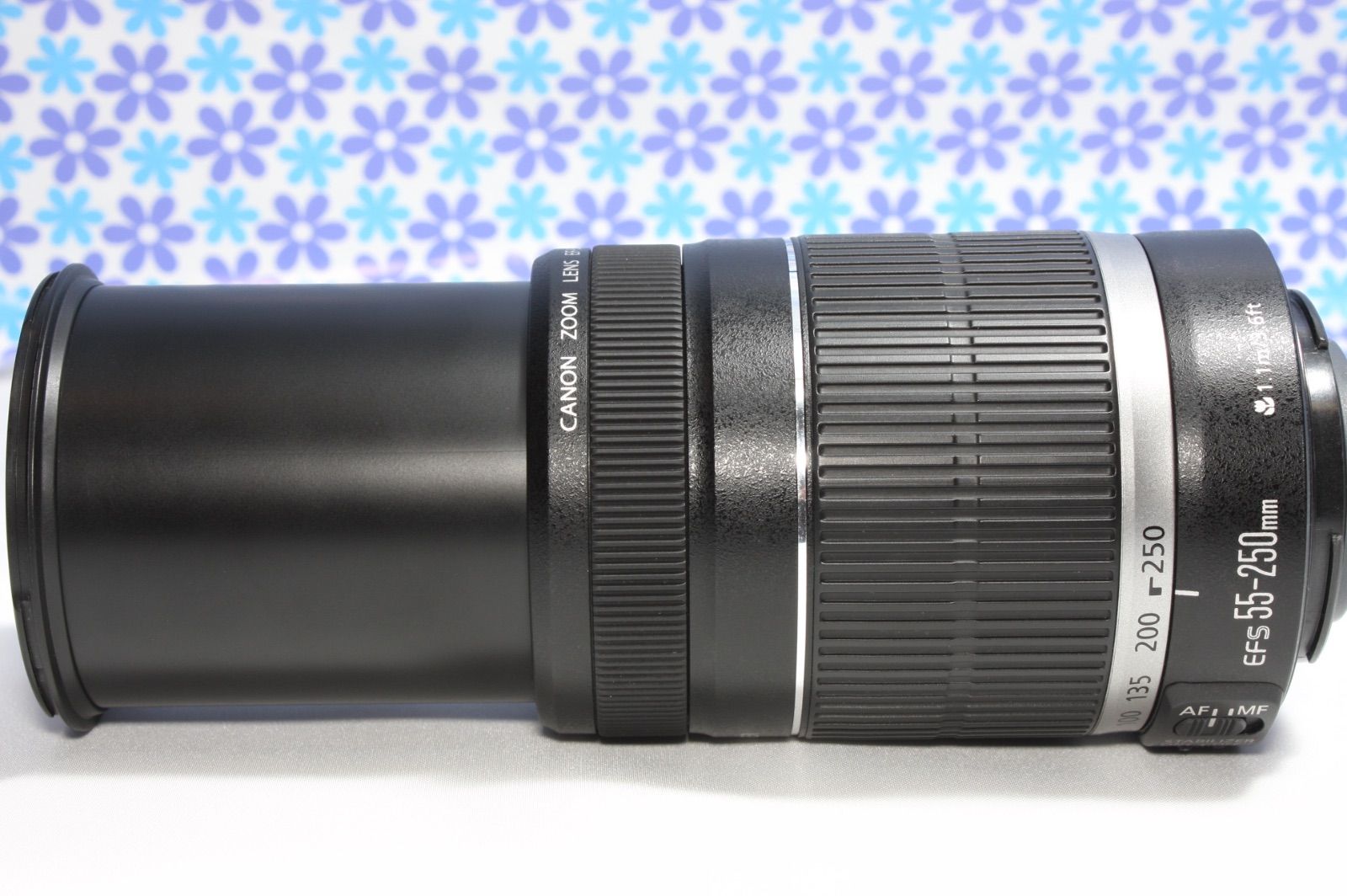 極美品☆Canon EF-S 55-250mm IS☆望遠レンズ☆手振れ補正☆簡単